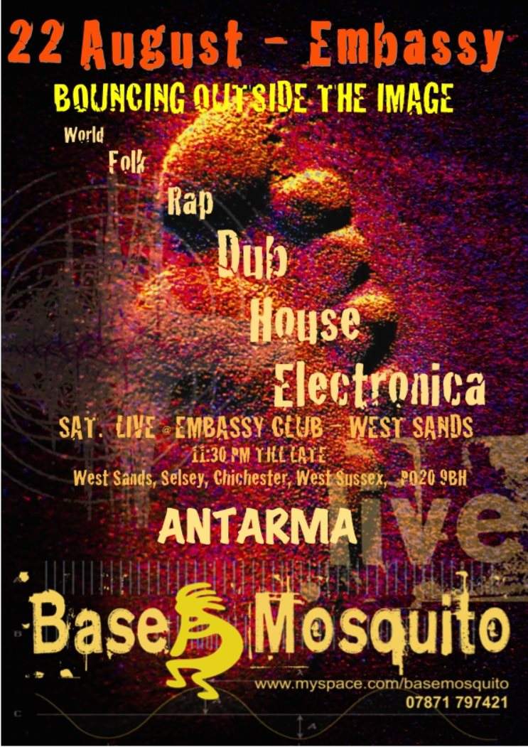 Base Mosquito and Antarma Live - Página frontal