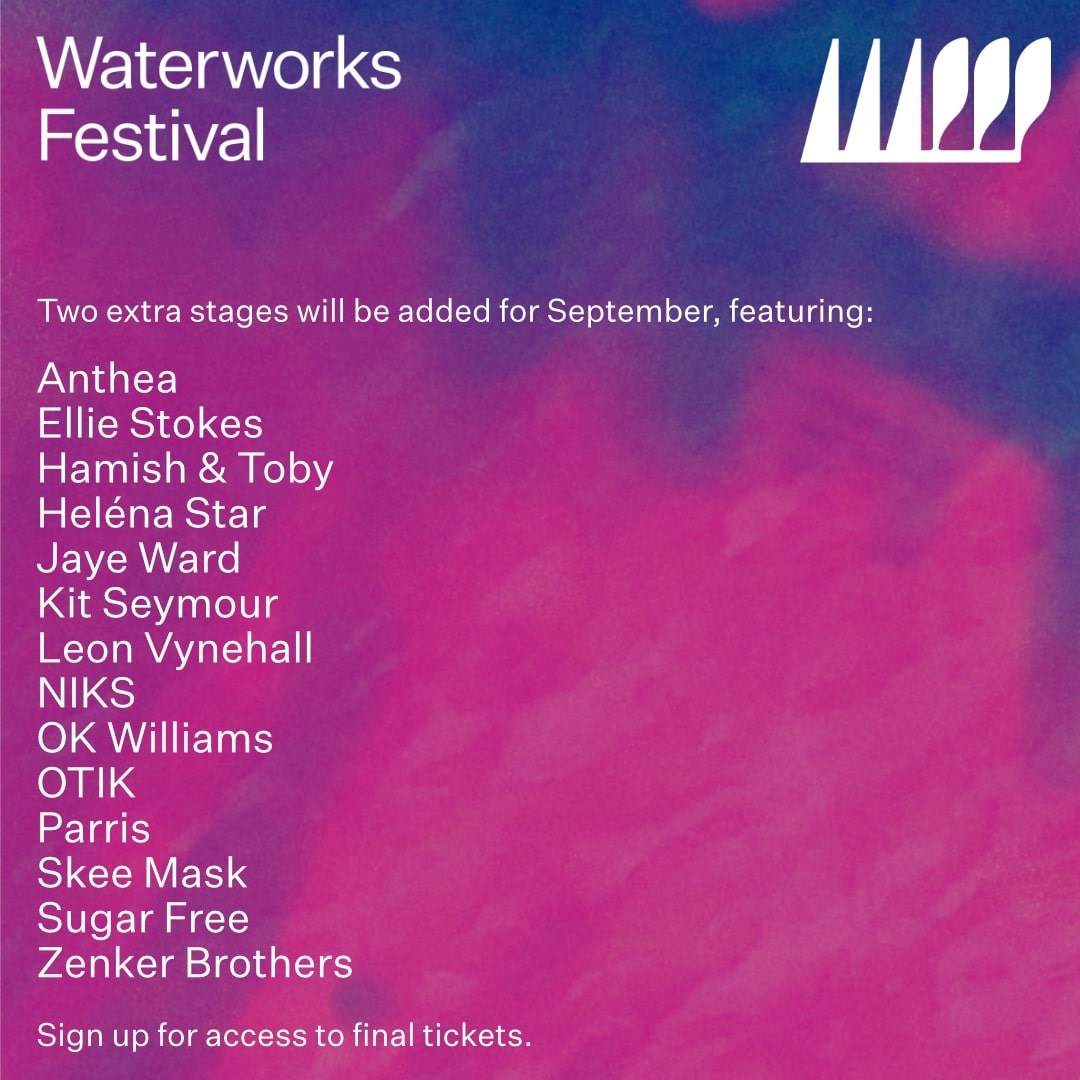 Waterworks Festival 2021 - フライヤー裏
