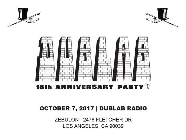Dublab 18th Anniversary Fundraiser bij Zebulon, Los Angeles