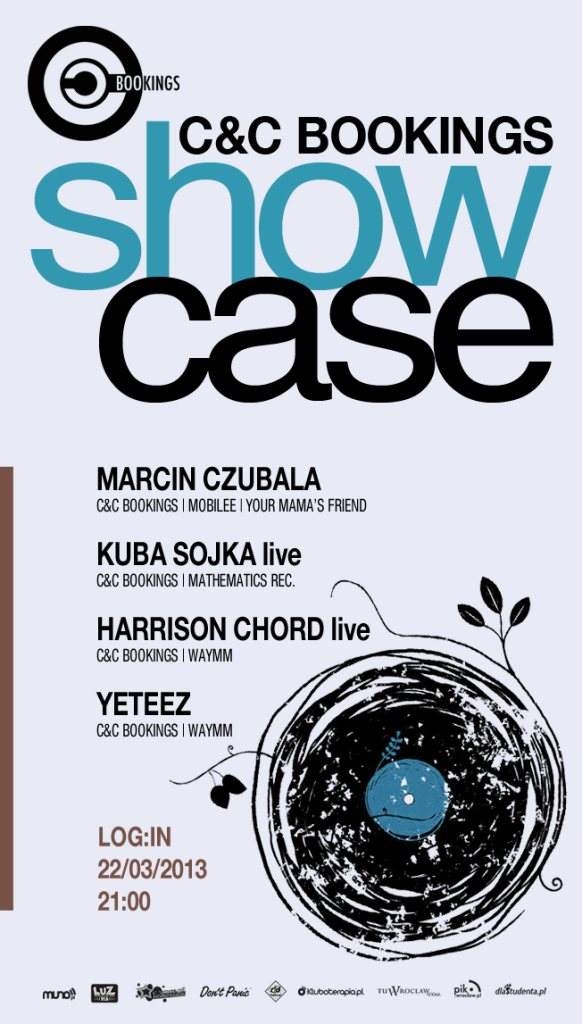 C&C Bookings Showcase with Marcin Czubala, Kuba Sojka, Harrison Chord, Yeteez - Página frontal