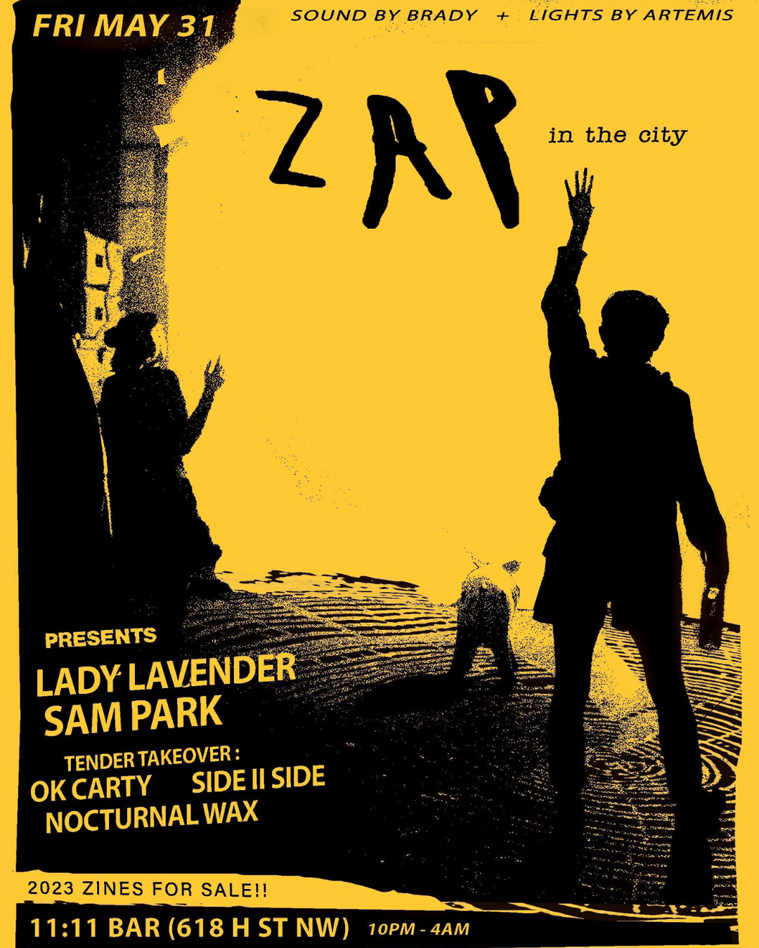 ZAP in the city - フライヤー表
