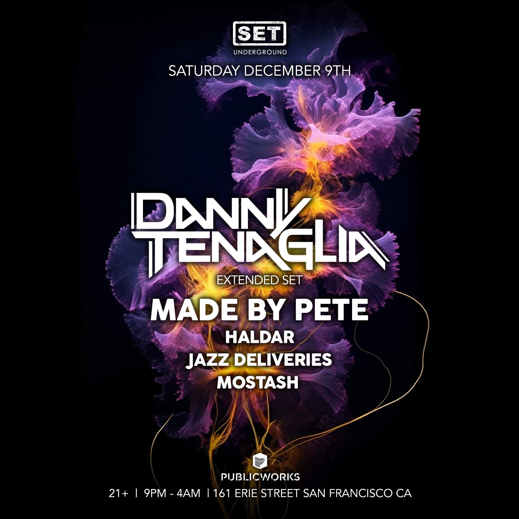 SET with Danny Tenaglia (Extended Set) and Made By Pete - Página frontal