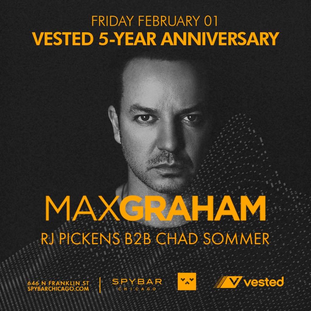 Vested 5-Year Anniversary ft Max Graham - Página frontal