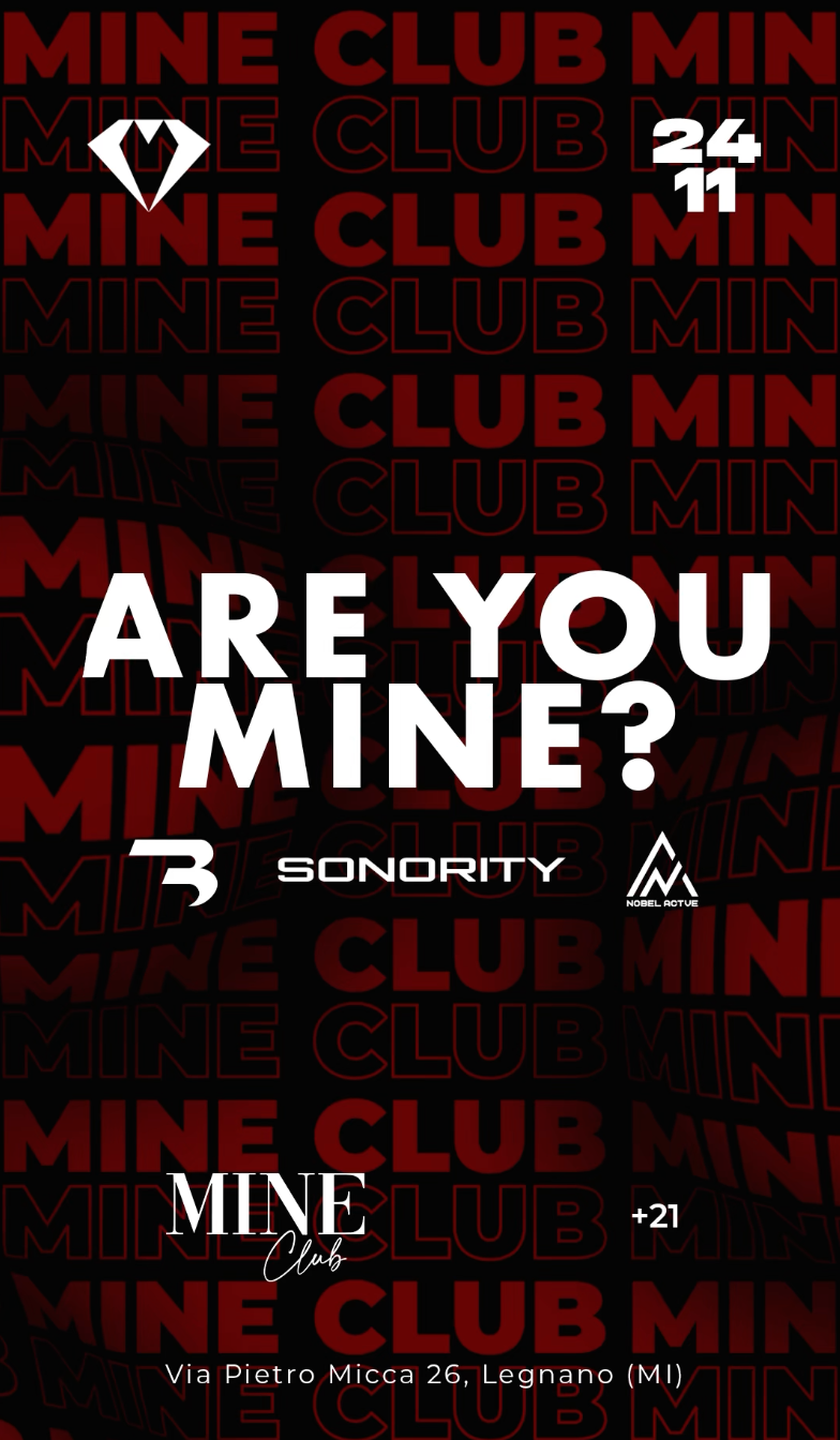 Are You Mine - フライヤー表