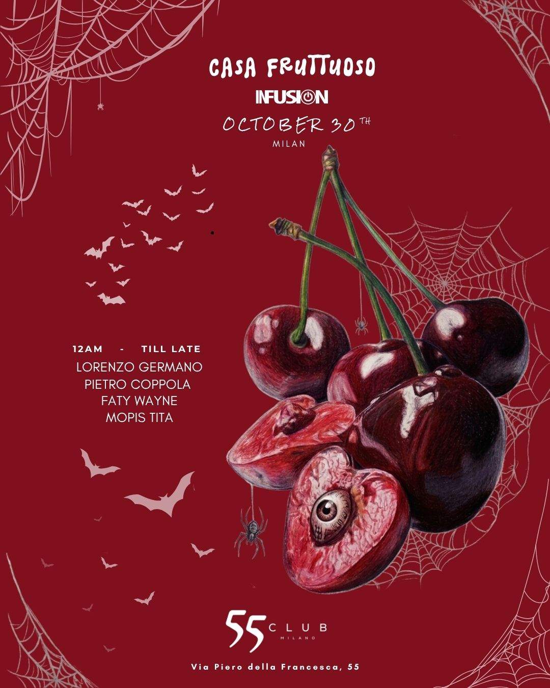 Casa Fruttuoso Halloween Session at 55 Milano, Milan · Tickets