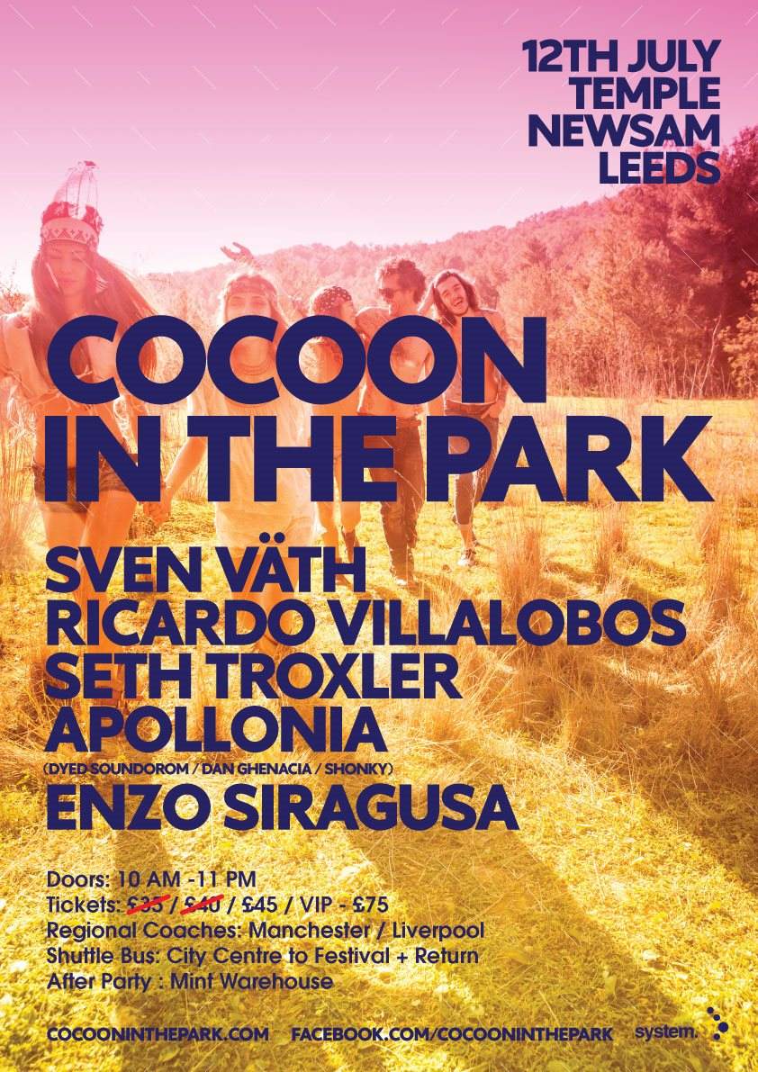 Cocoon In The Park - 2014 - Página frontal