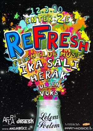 Refresh - Fresh Club Music - フライヤー表