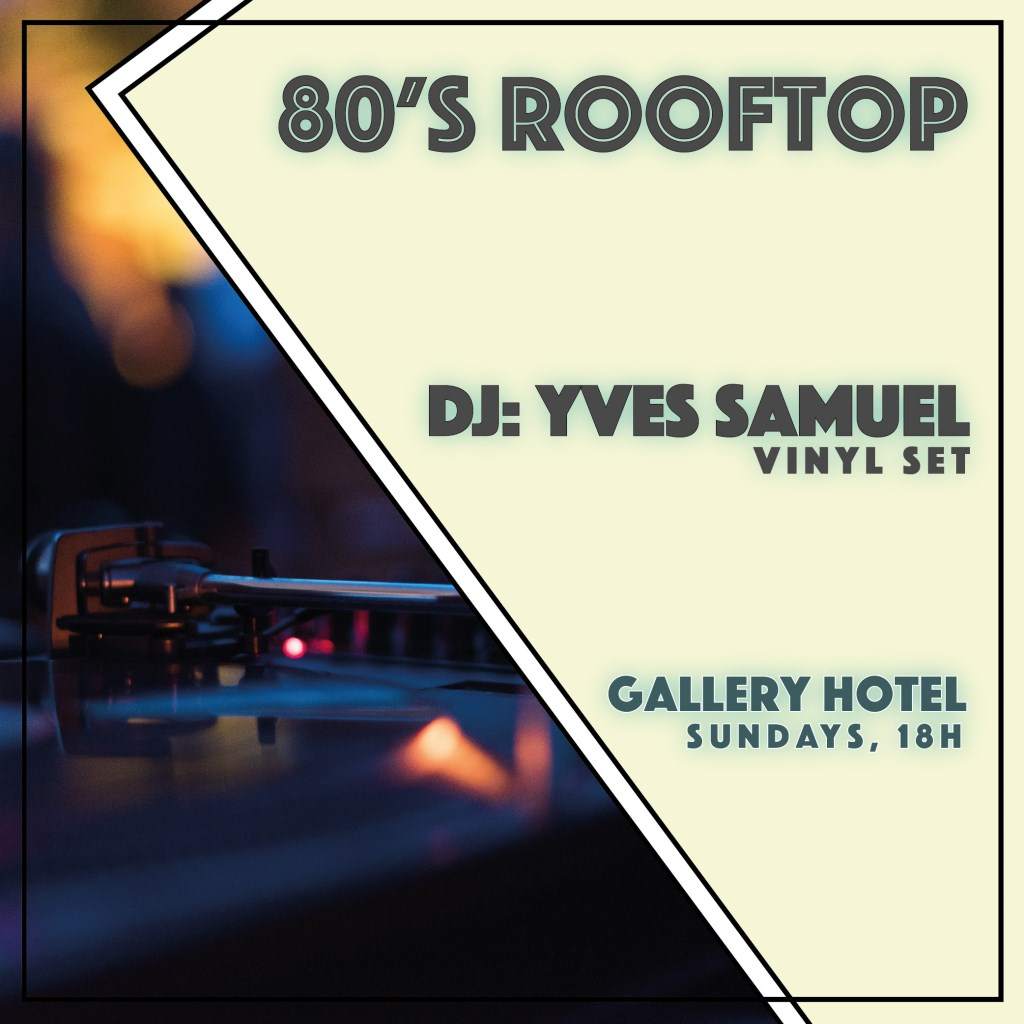 (Aplazado) 80s Rooftop at The Top - フライヤー裏