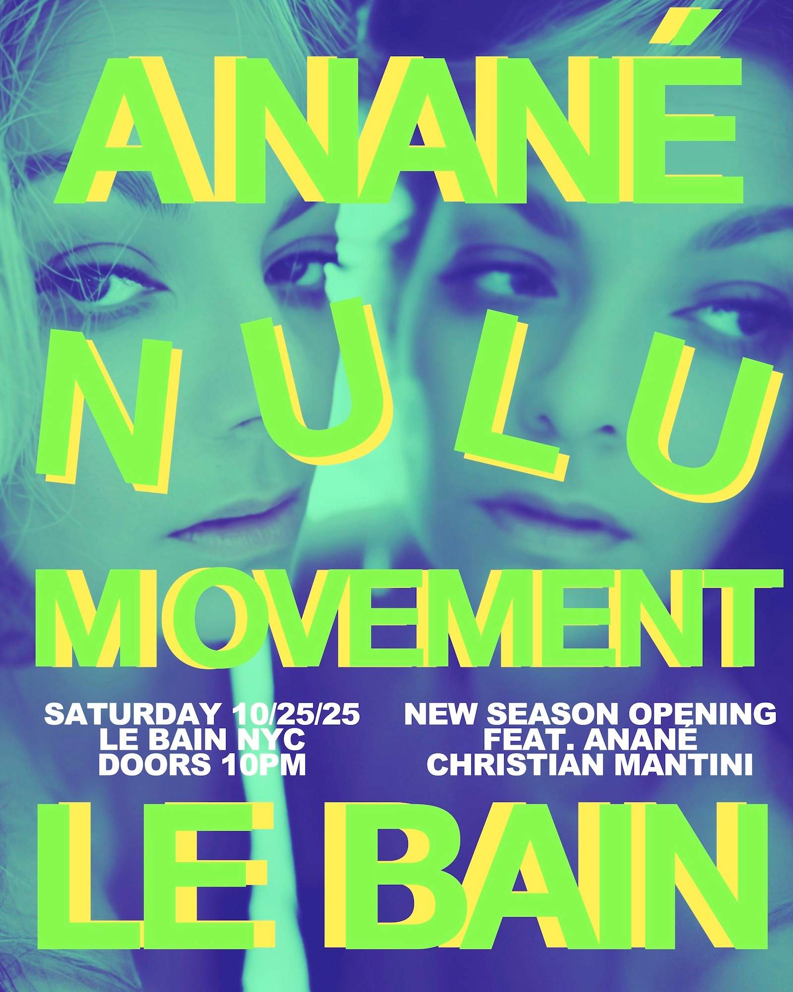 Anané's Nulu Movement at Le Bain, New York City