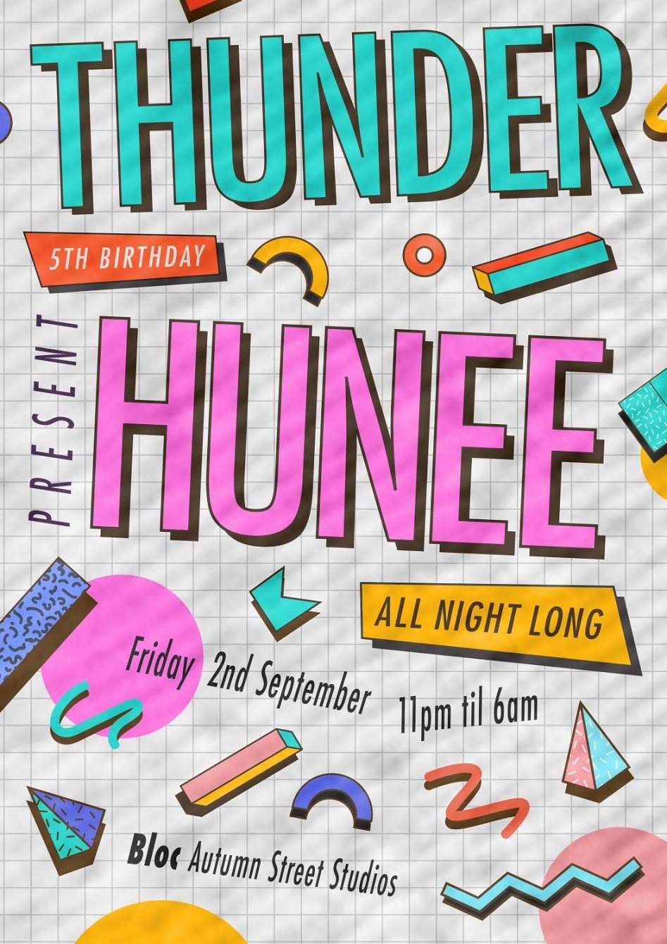 Thunder 5th Birthday with Hunee - All Night - Página frontal