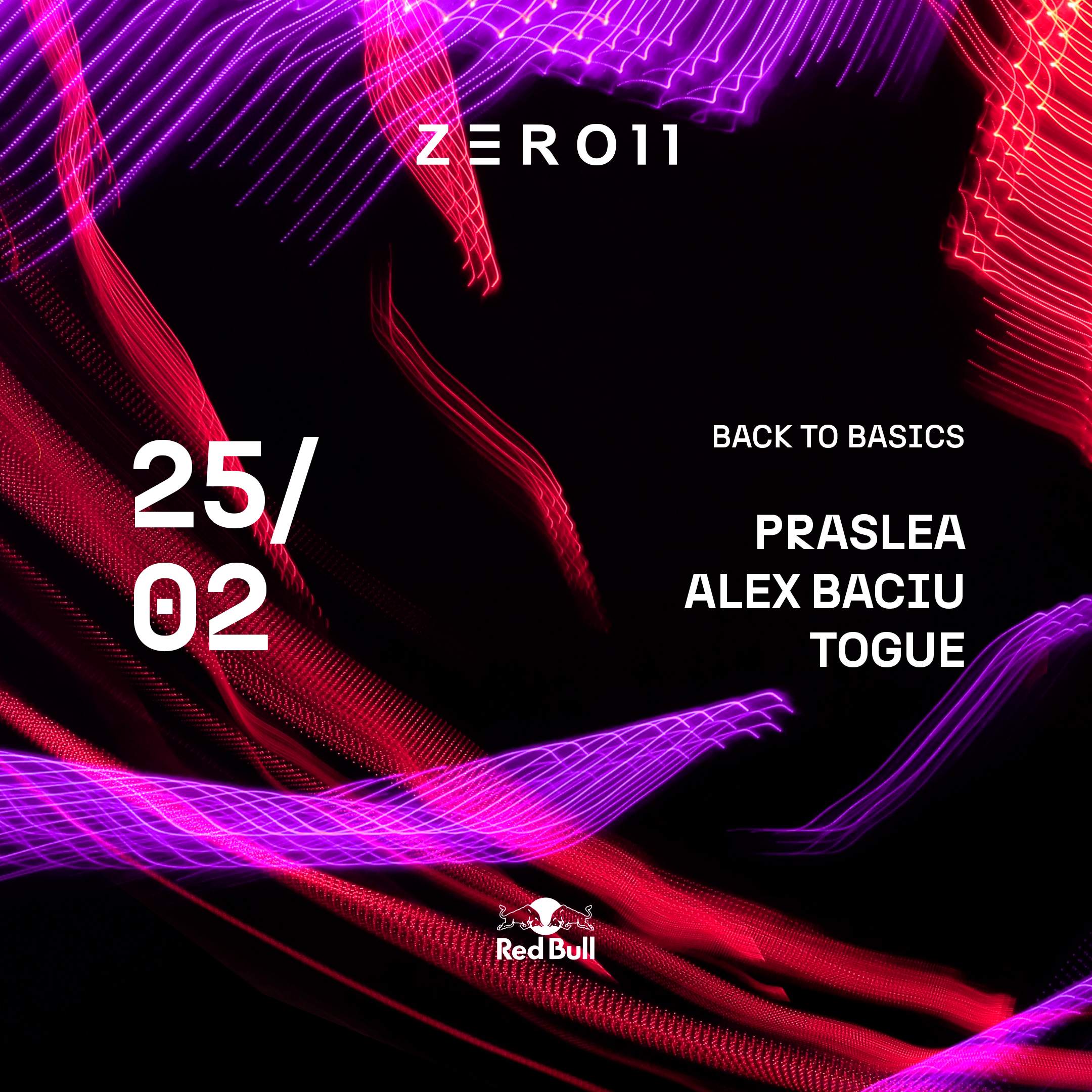 Zero11 pres. Back To Basics with Praslea - Alex Baciu - Togue - Página frontal