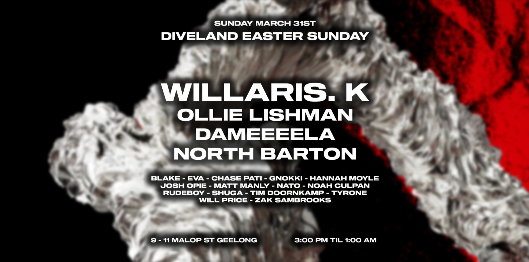 Diveland Easter Sunday Carpark Party - Página frontal