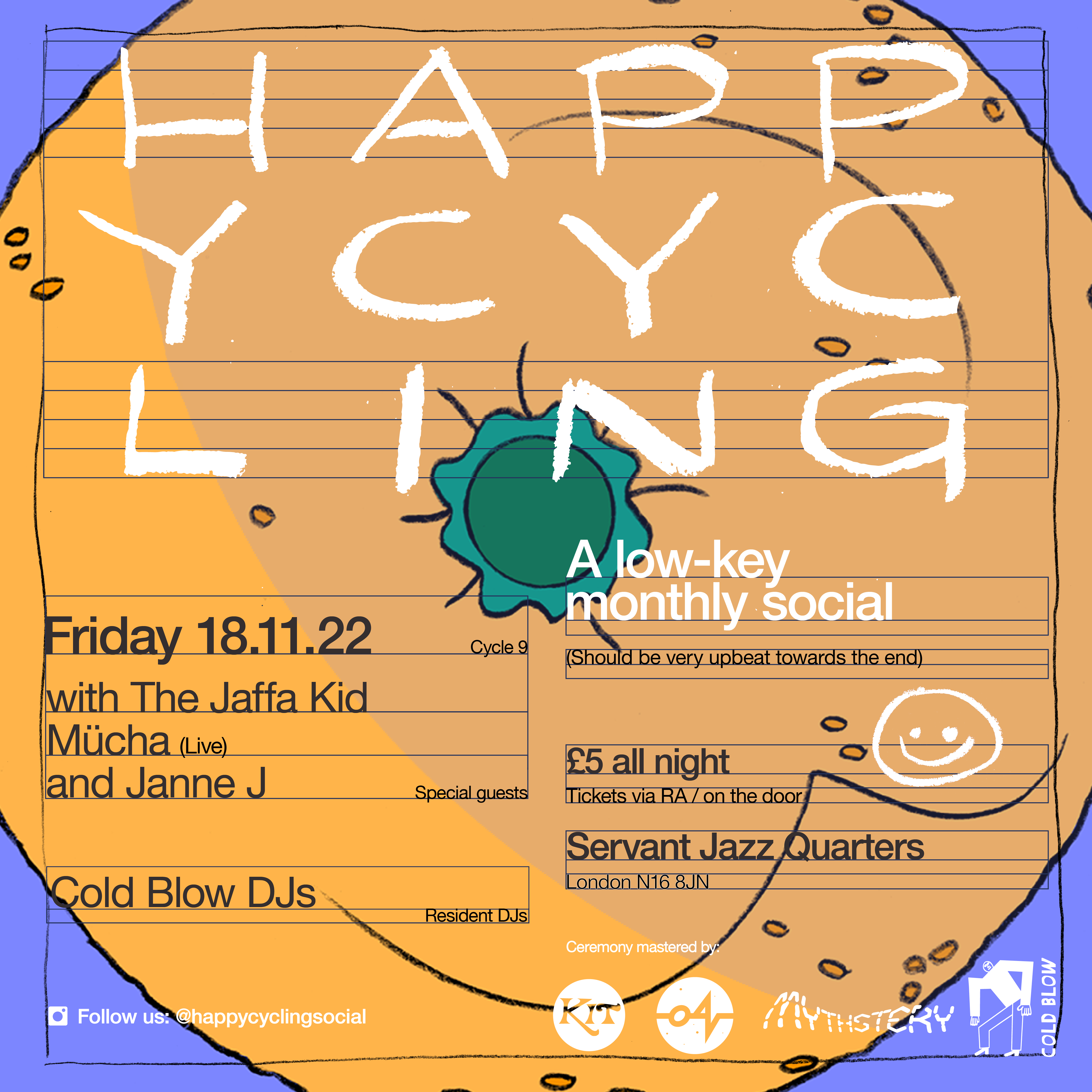 Happy Cycling: Cycle 9 with The Jaffa Kid - フライヤー表