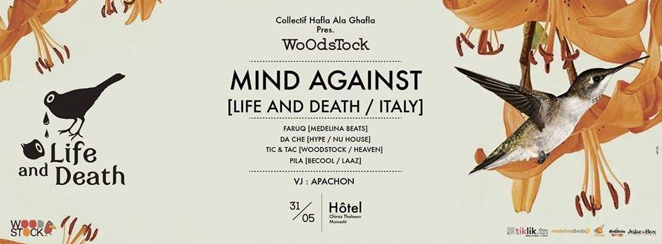 Woodstock presents Mind Against - フライヤー表