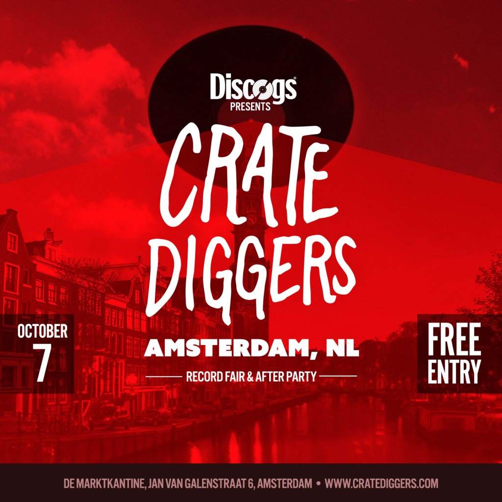 Crate Diggers Amsterdam: Record Fair & After Party w/ Osunlade, Karizma - フライヤー裏