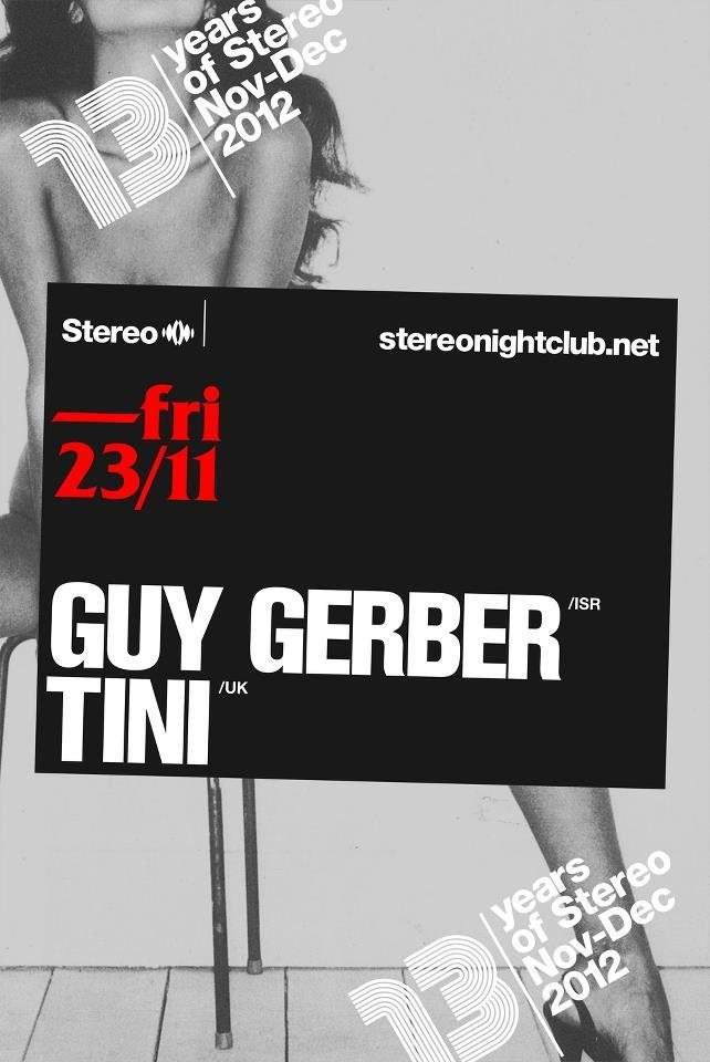 13yrs of Stereo > Guy Gerber - Tini - Pascal B - Página frontal