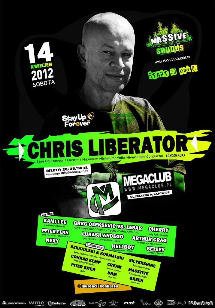 Massive Sounds with Chris Liberator - フライヤー表