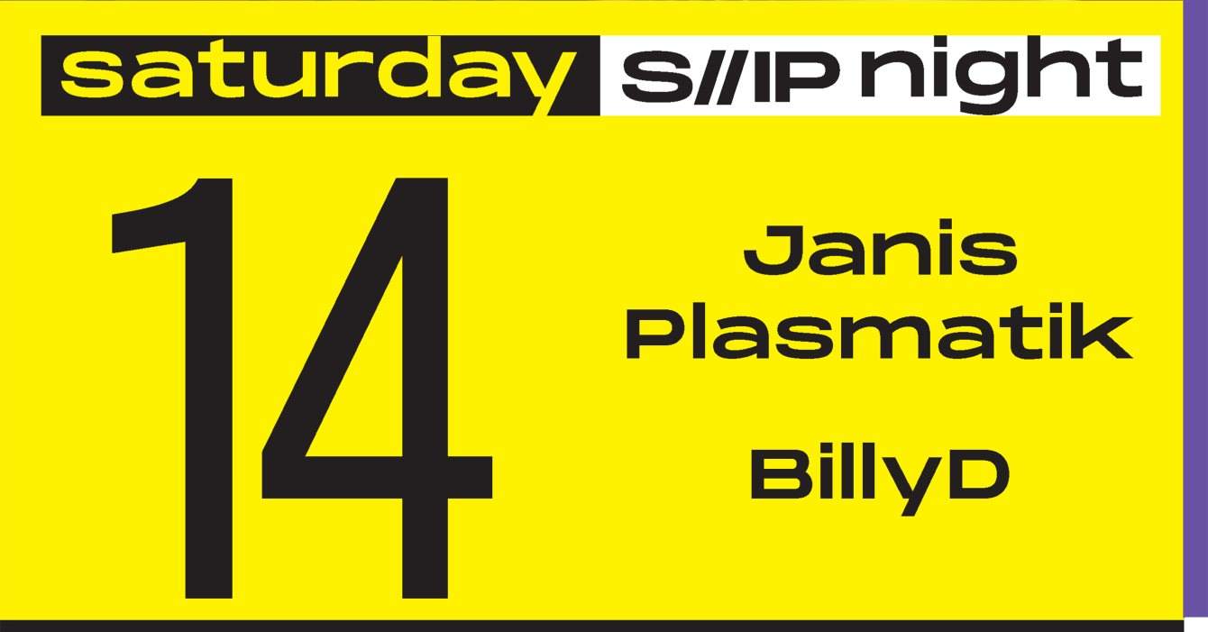 S//IP Night: Janis Plasmatik - Billyd - Página frontal