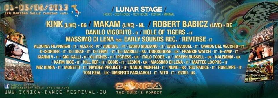 Sonica Dance Festival - Lunar 'Underground' Stage - Página frontal