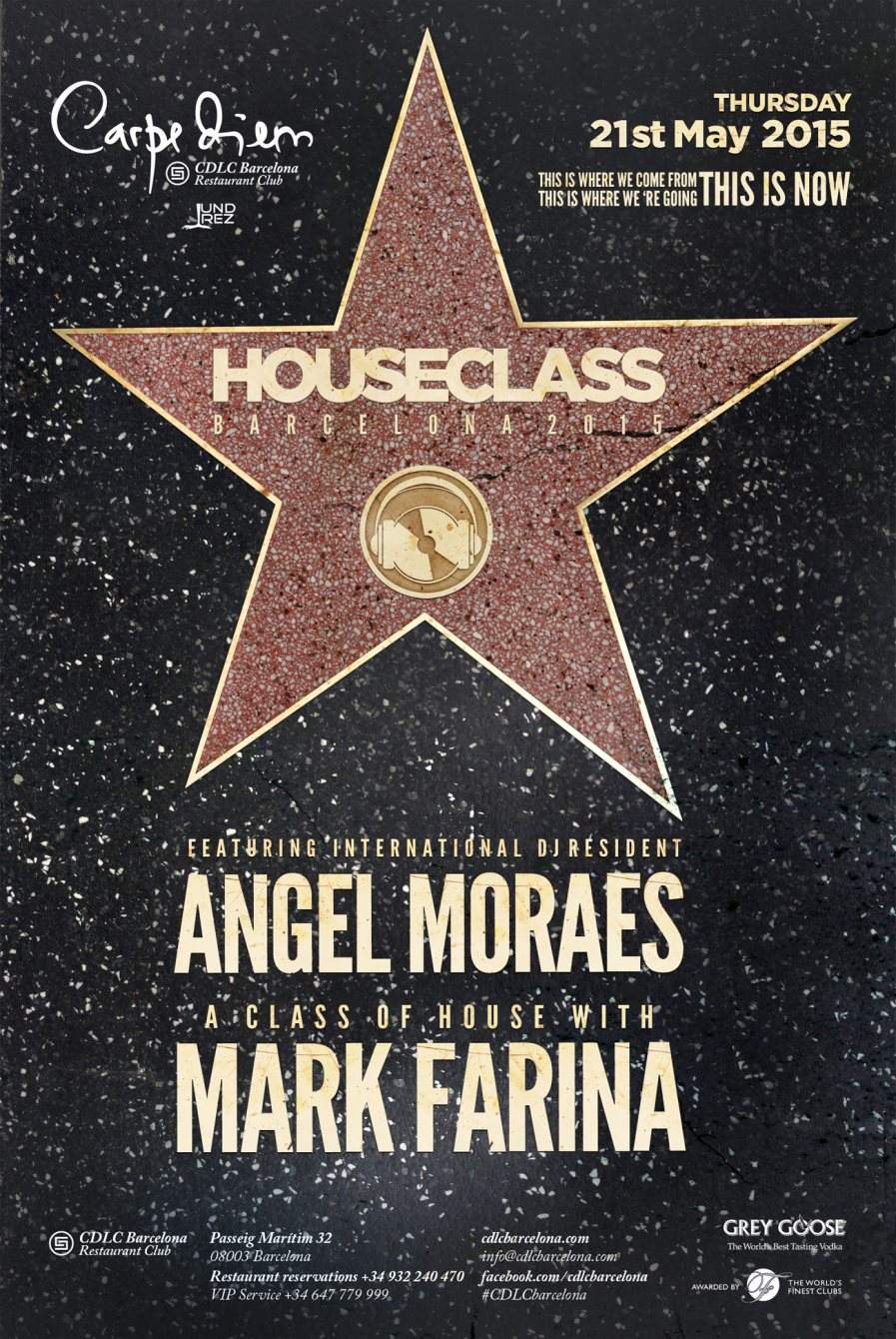 Houseclass 2015 Feat. Mark Farina - Página frontal