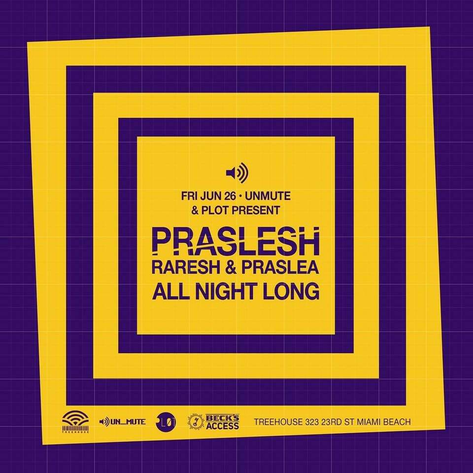 Un_mute & Pl0t presents Praslesh [Raresh & Praslea] All Night Long - Página frontal