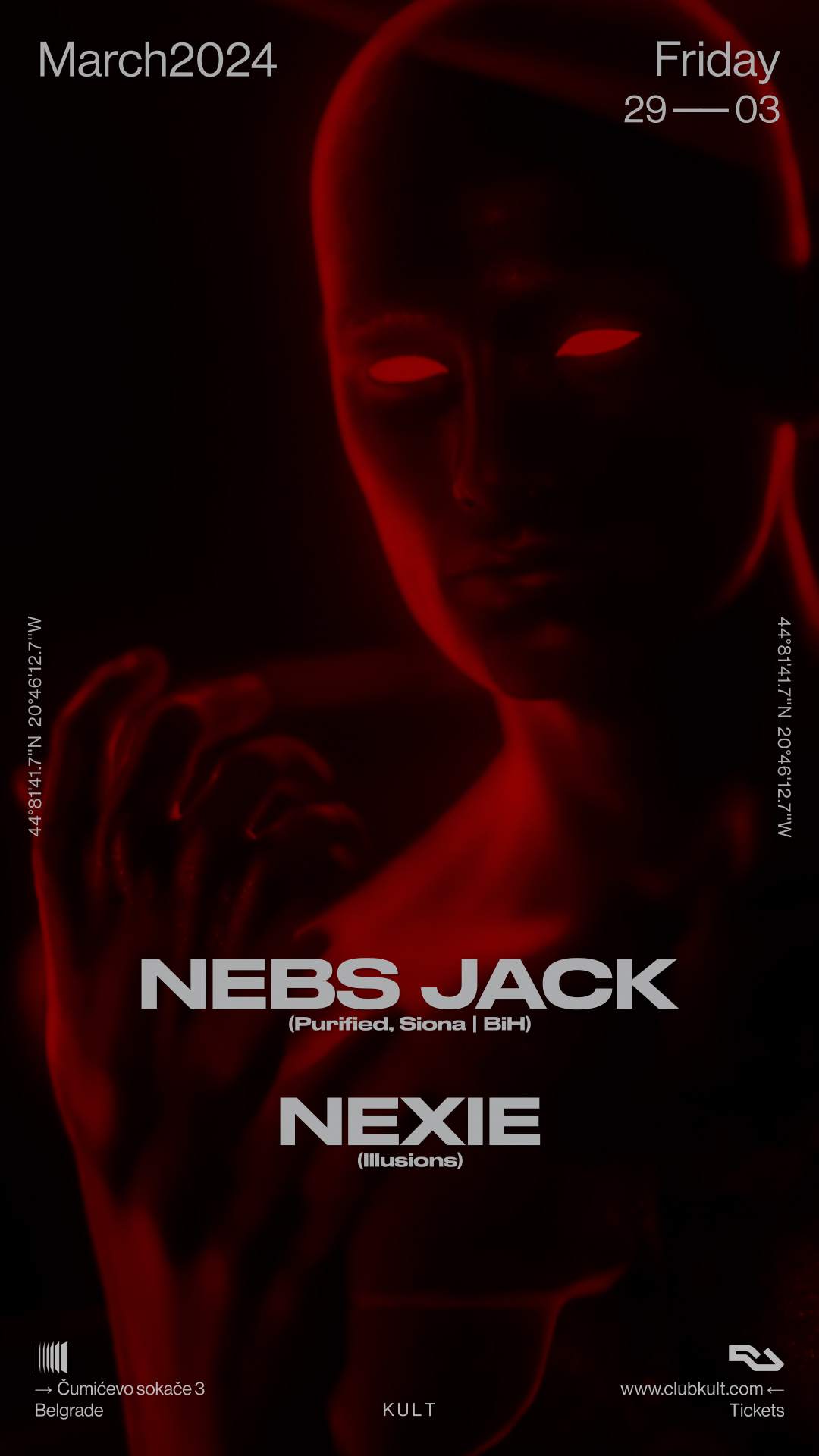 Nebs Jack⁽ᴾᵘʳᶦᶠᶦᵉᵈ⁾ & Nexie | 29/04 - フライヤー表