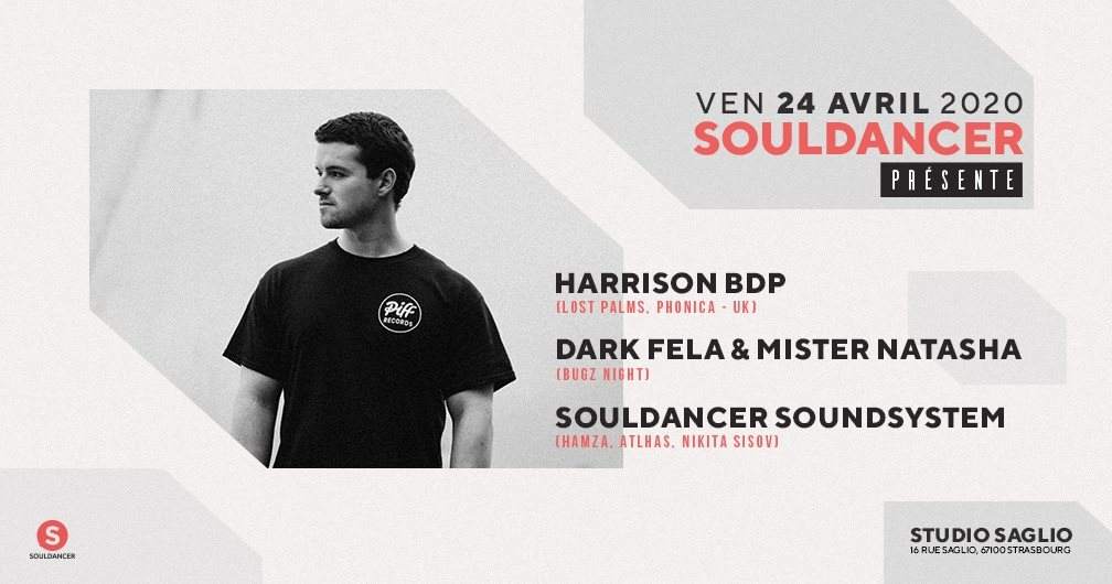 Souldancer Présente: Harrison BDP au Studio Saglio - Página frontal
