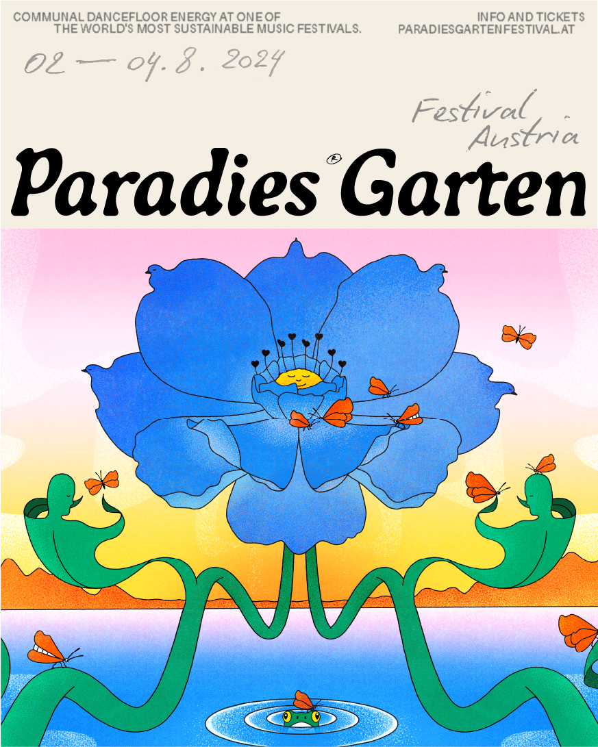 Paradies Garten Festival 2024 - フライヤー表