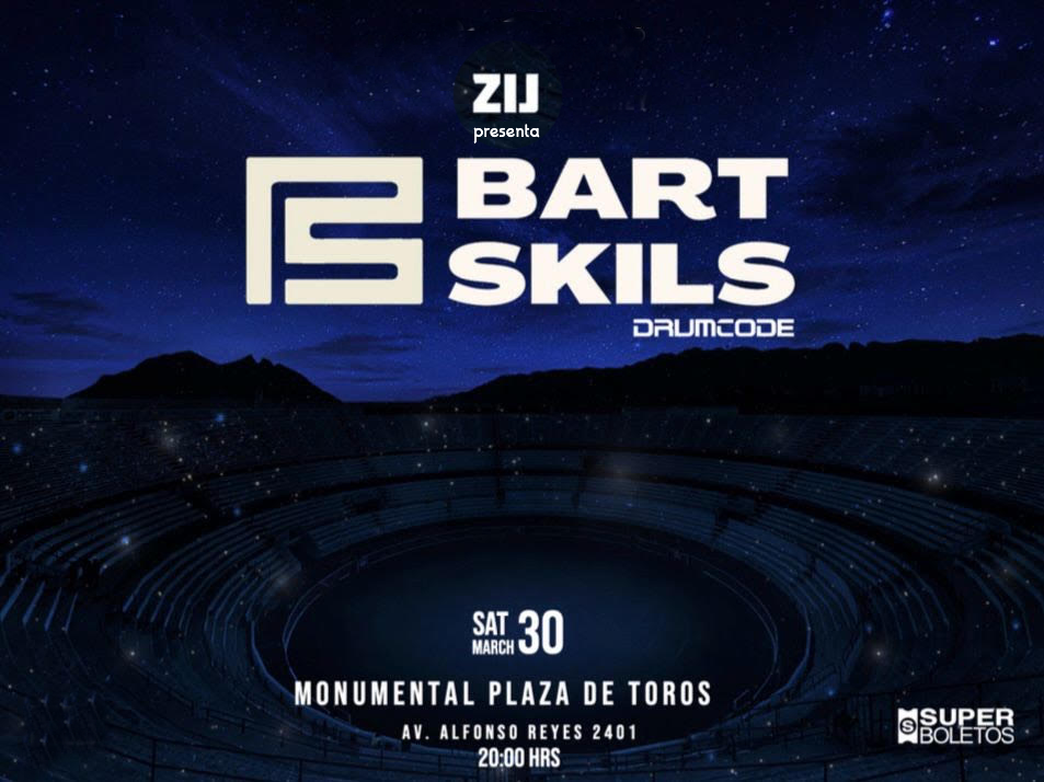 Bart Skils en Monterrey - フライヤー表