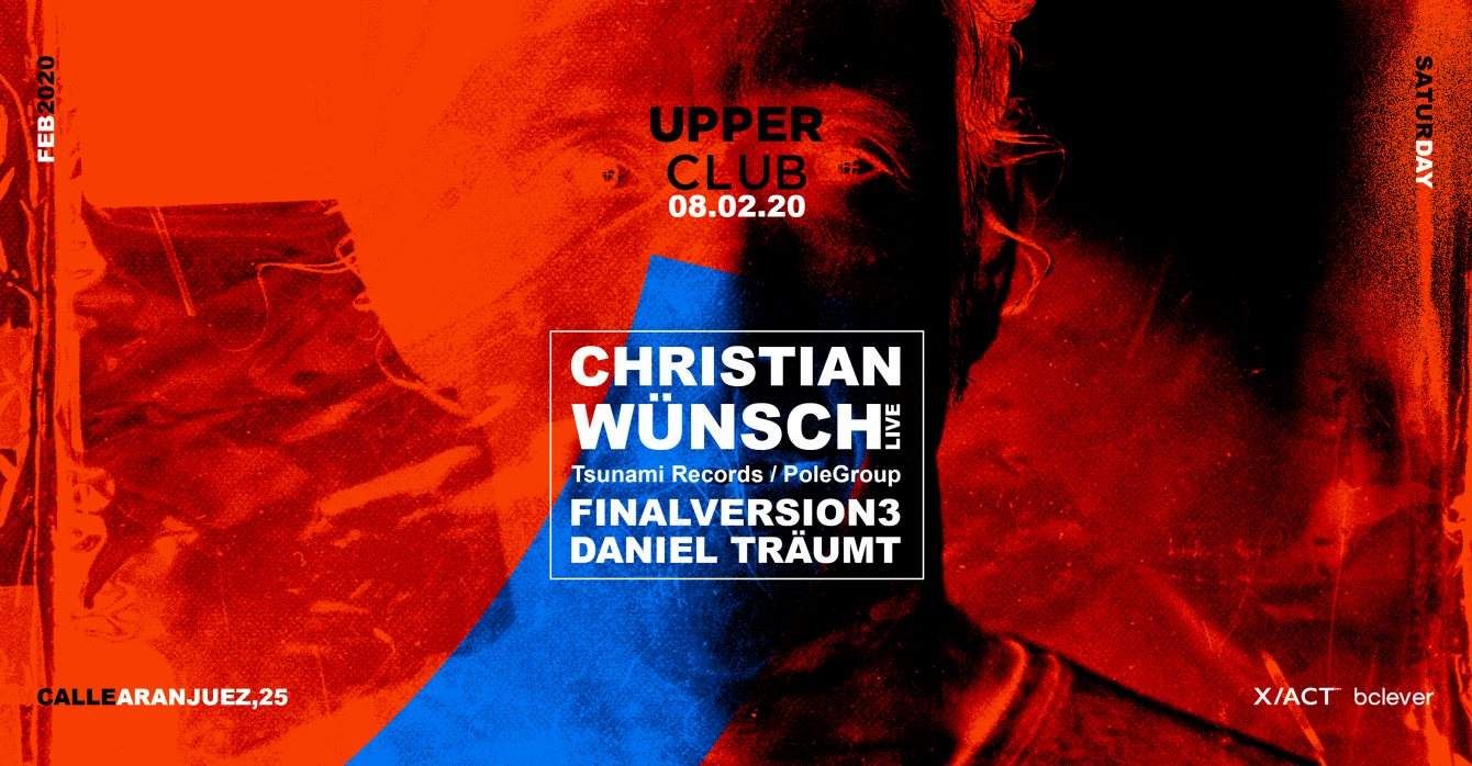 Christian Wünsch Live · Upper Club - フライヤー表