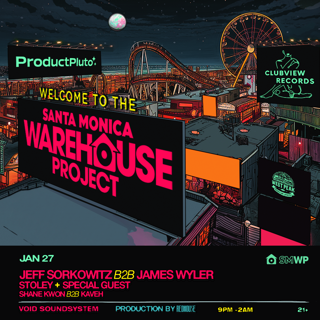 Santa Monica Warehouse Project - フライヤー表