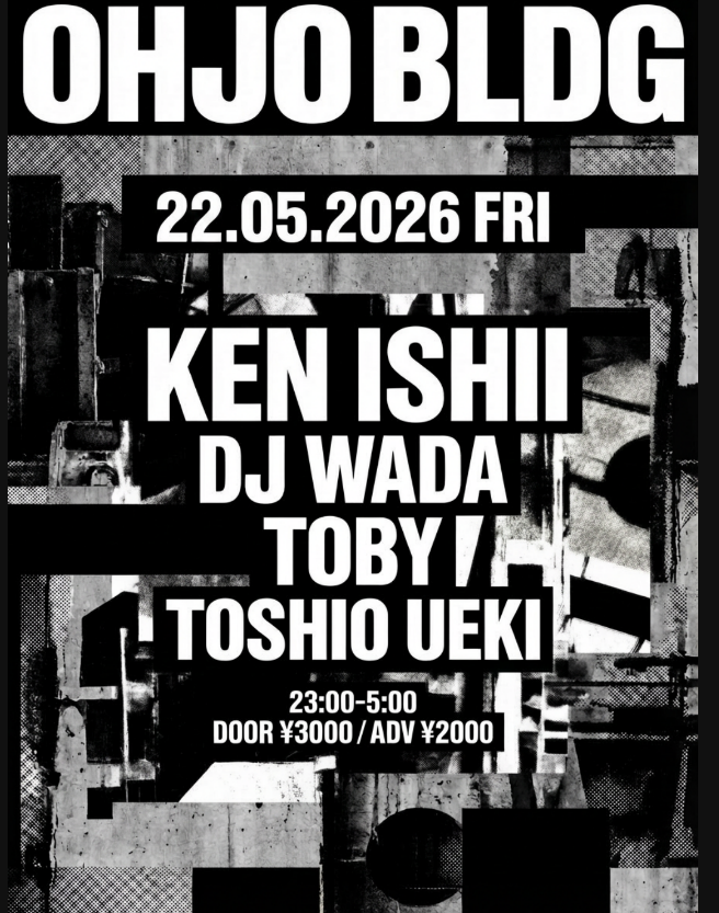 Tonight / Experience Tokyo Rave Underground Night with Ken Ishii