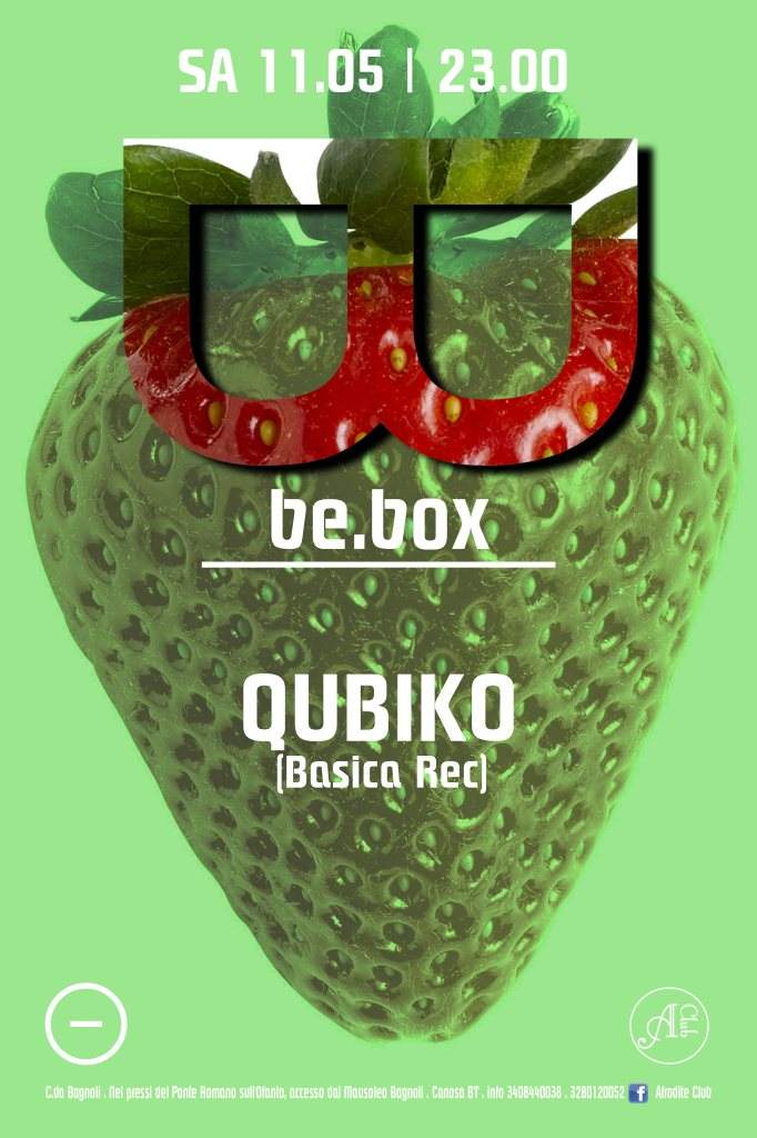 be.box presents: Qubiko - Página frontal
