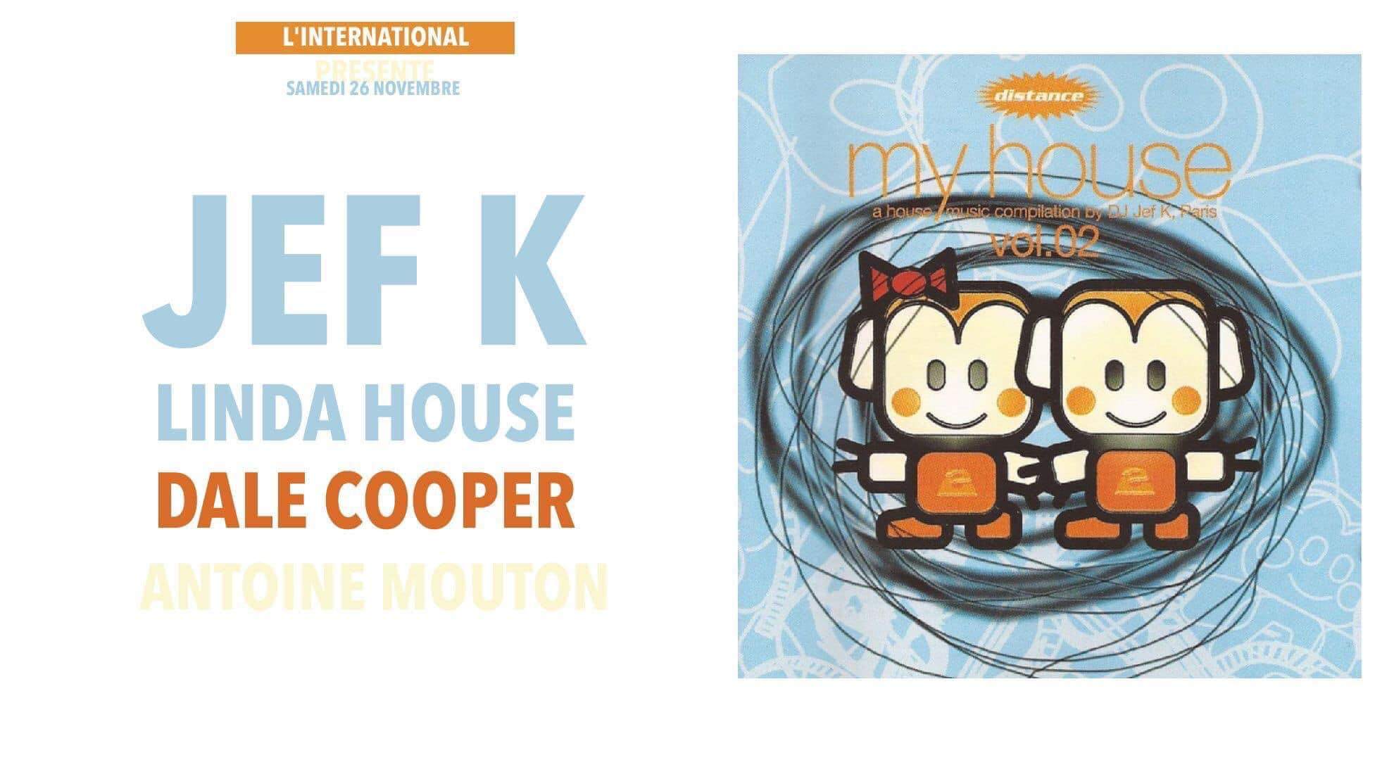 Jef K- DALE COOPER - Linda House -Ant1 - フライヤー表