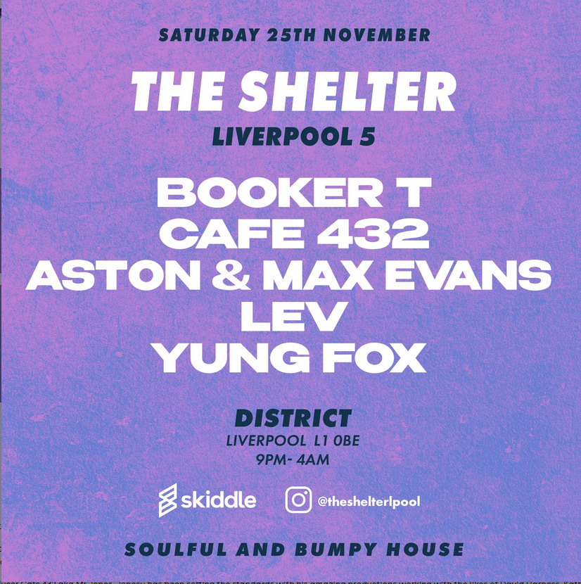 The Shelter Liverpool - フライヤー表
