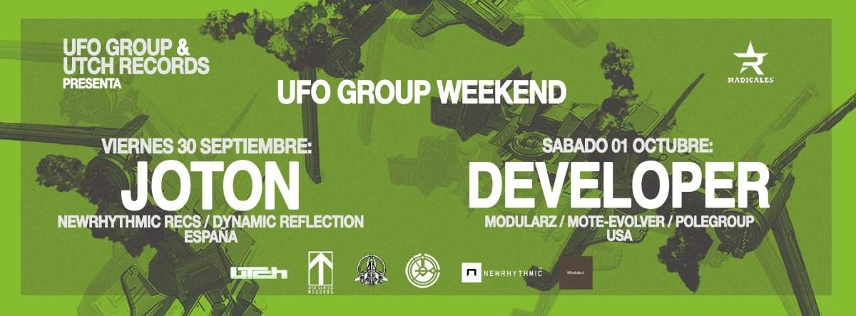 UFO Group Weekend / Joton Developer - Página frontal