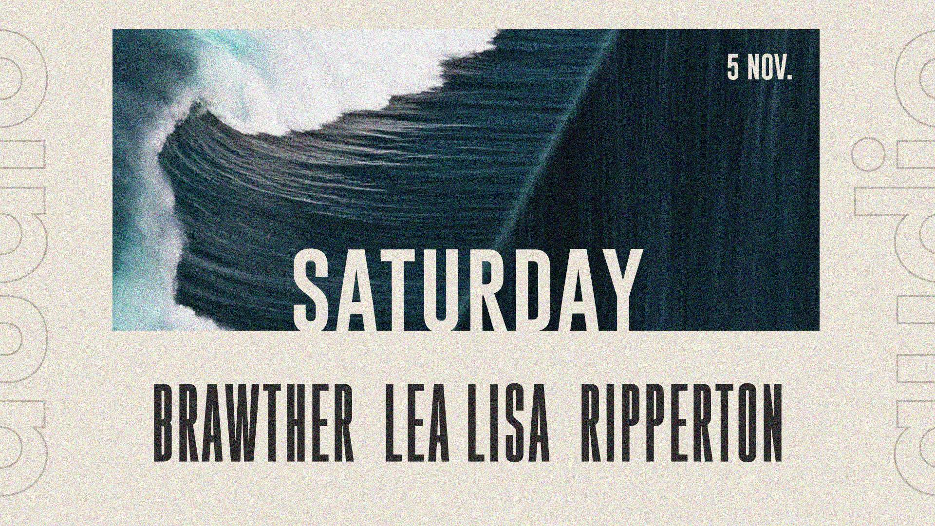 Brawther • Lea Lisa • Ripperton - フライヤー表