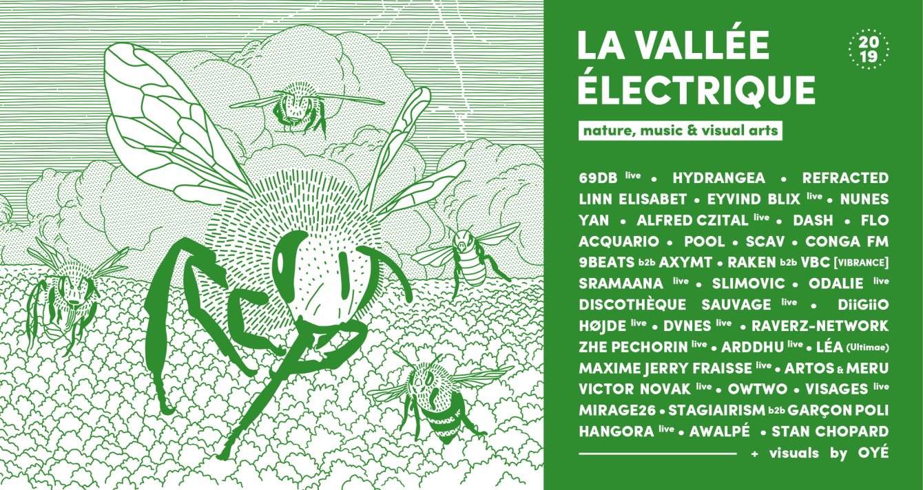 La Vallée Électrique 2019 - フライヤー表