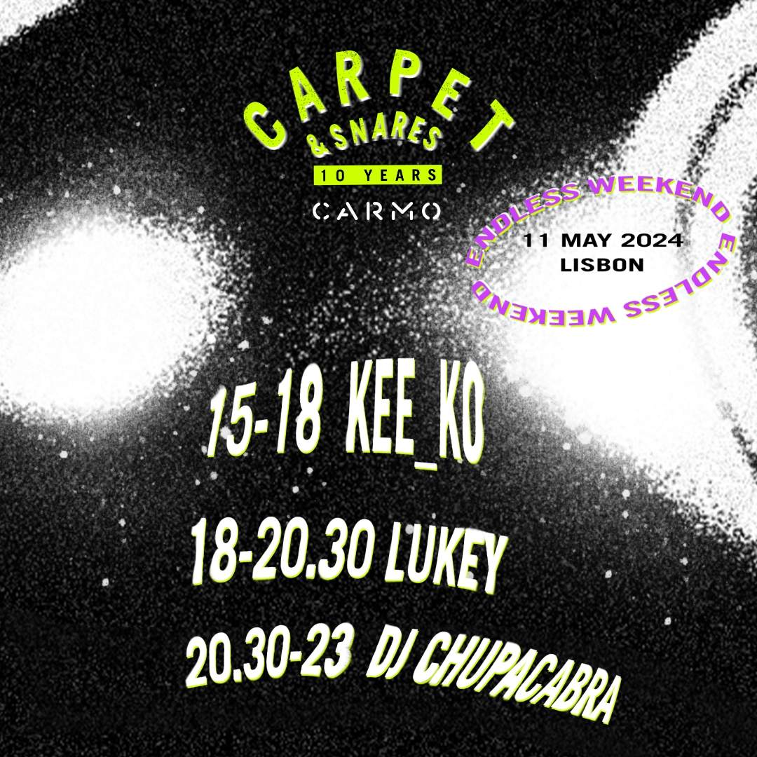 Carpet 10 Years - Carmo Rooftop - フライヤー裏