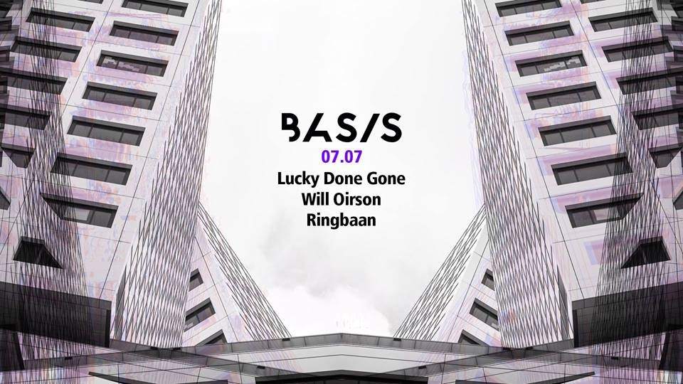Basis// 07.07/ Lucky Done Gone/ Will Oirson/ Ringbaan - Página frontal