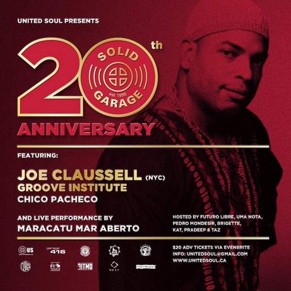 Solid Garage 20 Year Party with Joe Claussell - Página trasera