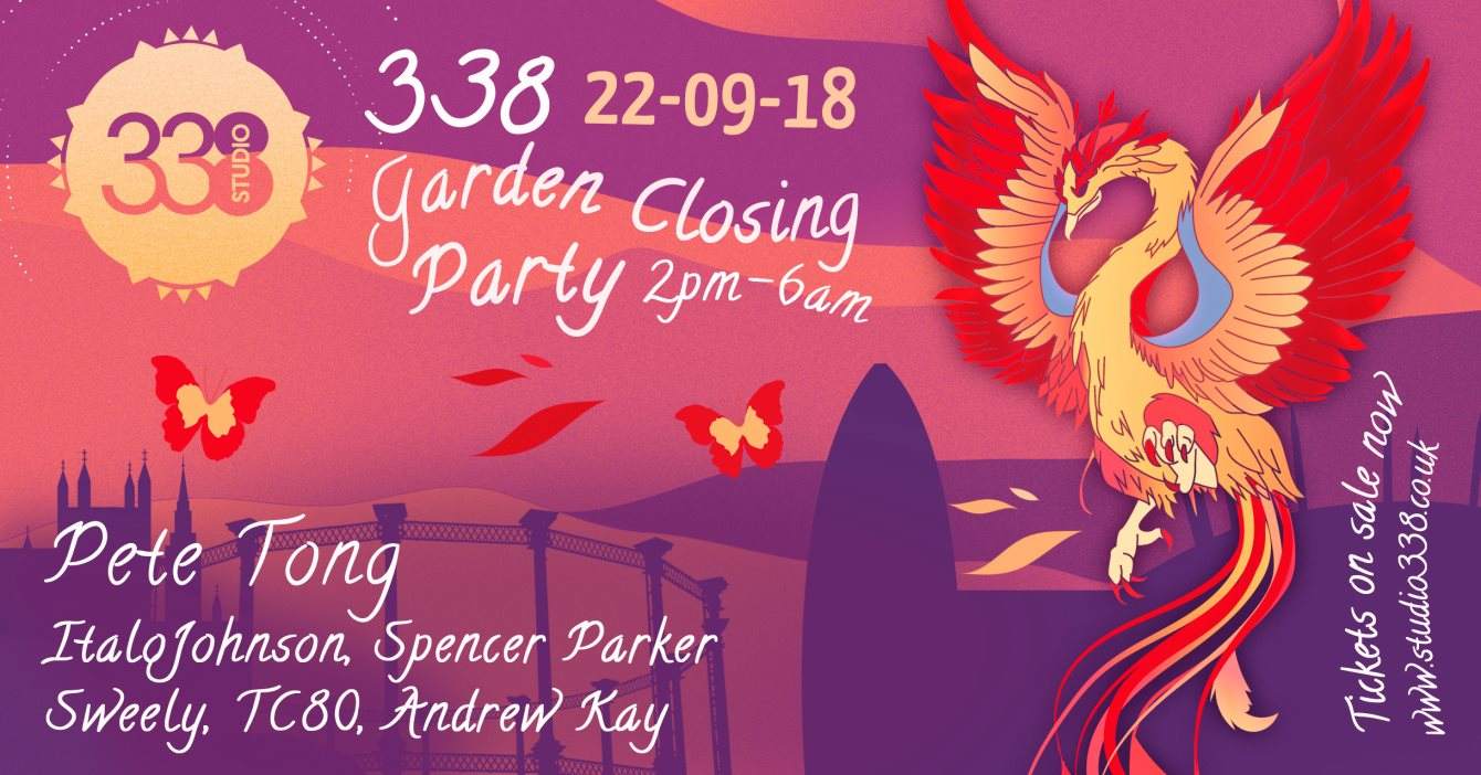 Studio 338 Garden Closing Party - Página frontal