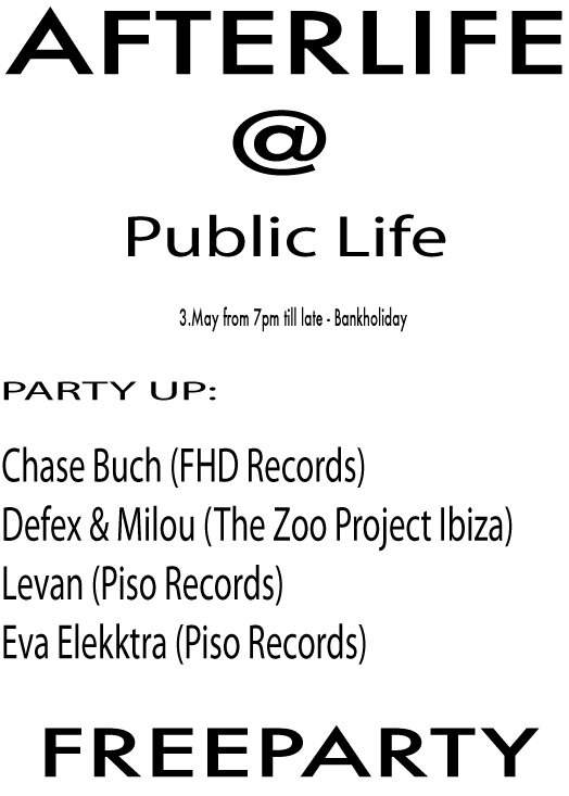 Free Party afterlife with Fhd Records & The Zoo Project Ibiza - Página frontal