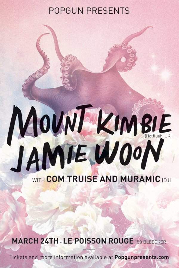 Popgun presents: Mount Kimbie - Live, Jamie Woon - Live, More - フライヤー表