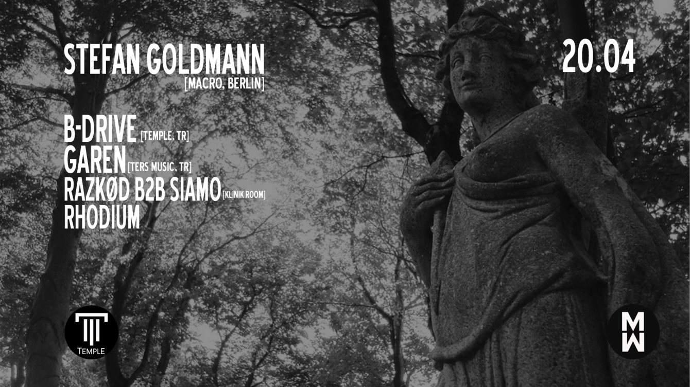 Mystic Worlds: Stefan Goldmann [Macro, Berlin] - フライヤー表