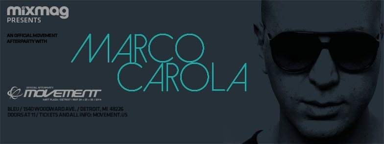 Mixmag Official Movement Afterparty with Marco Carola - フライヤー表