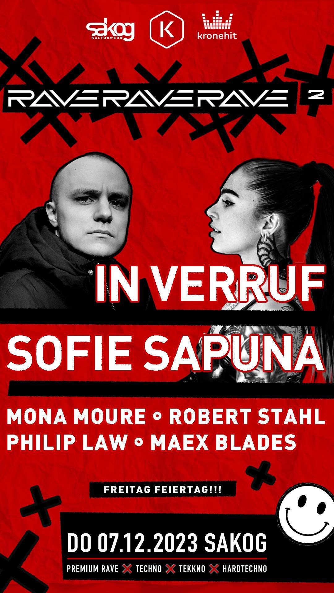 In Verruf • Sofie Sapuna - フライヤー表