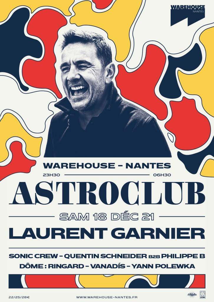 Astroclub: Laurent Garnier - フライヤー表