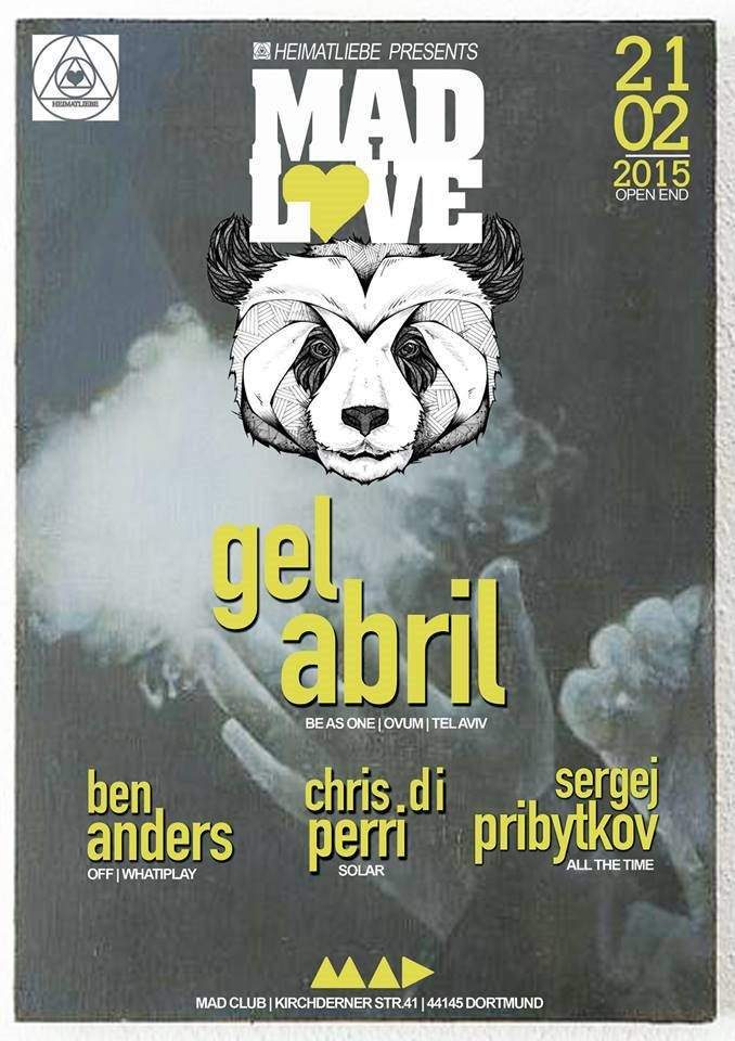 MAD Love with Gel Abril - フライヤー表