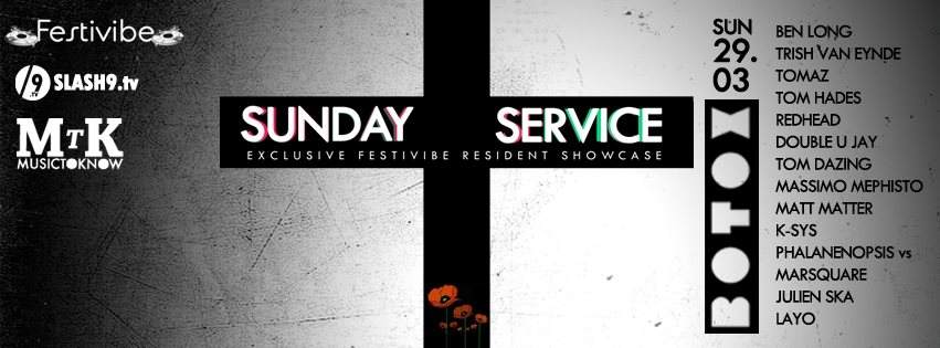 Festivibe Sunday Service - Página frontal